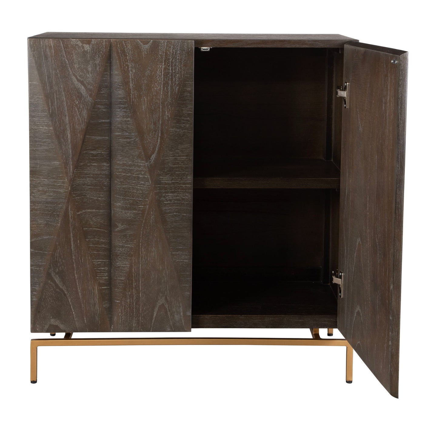 Marico - 2 Door Mindi Cabinet - Dark Brown