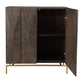 Marico - 2 Door Mindi Cabinet - Dark Brown