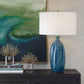 Bixby - Blue Table Lamp