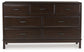 Vanmore - Dark Brown - Dresser