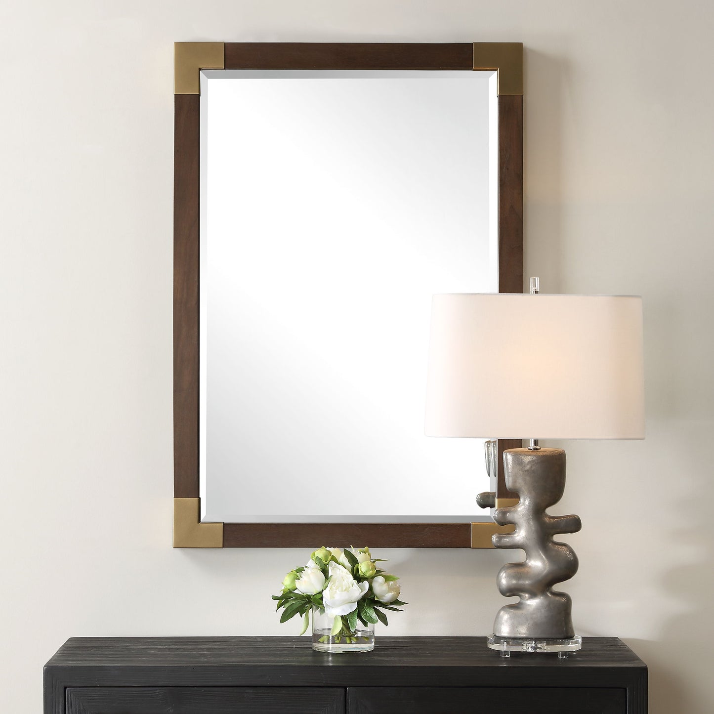 Rhea - Walnut Mirror