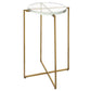 Star-Crossed - Glass Accent Table - Gold