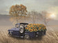 Sunflower Truck By Lori Deiter (Framed) - Light Brown