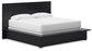 Londer - Black - King Panel Bed