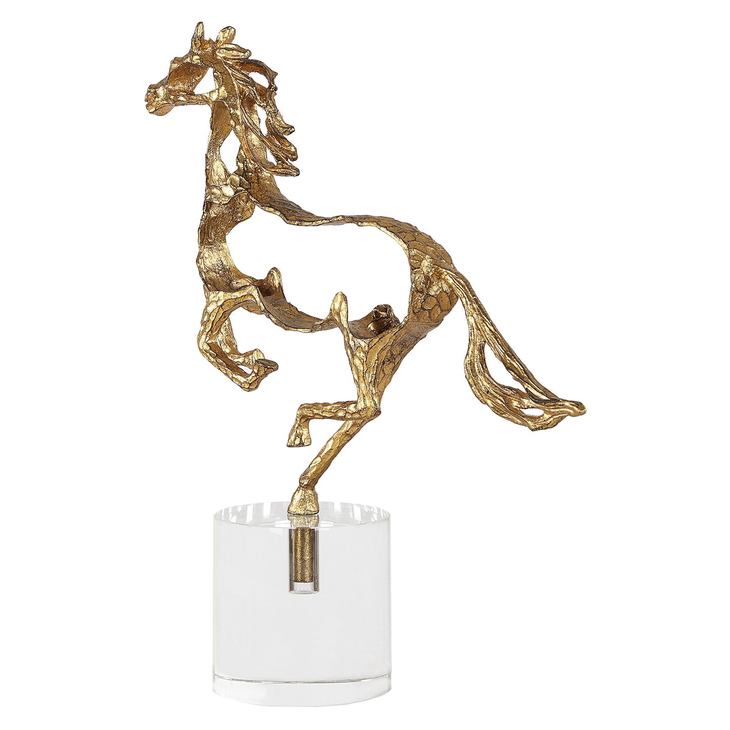 Gallop - Sculpture - Gold