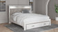 Altyra - White - King Upholstered Storage Bed