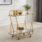 Swain - Brass Serving Cart