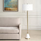 Curran - Tapered Metal Floor Lamp - White