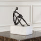 Sit Back Relax And Read - Iron Sculpture