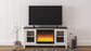 Dorrinson - TV Stand With Fireplace Insert