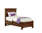 Bonanza - Twin Mansion Bed With Storage Footboard - Cherry