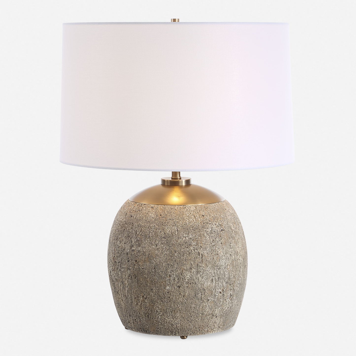 Raylan - Textured Table Lamp - Gray