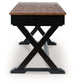 Wildenauer - Brown / Black - Home Office Desk