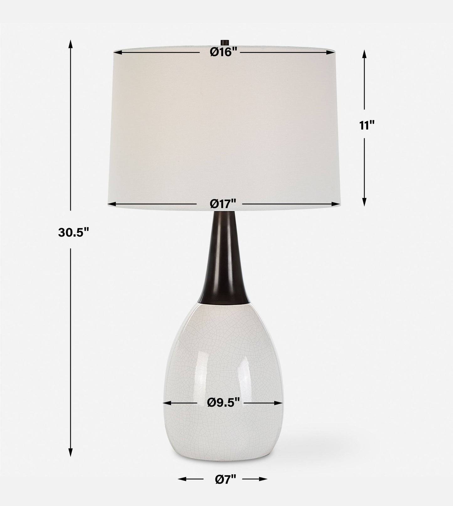 Fralin - White Table Lamp