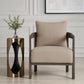 Sienna - Sand Fabric Accent Chair