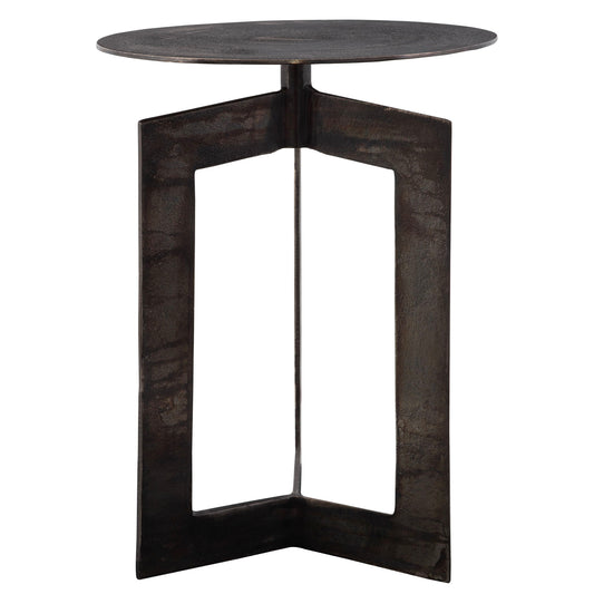 Deltoid - Accent Table - Gunmetal