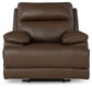 Vonryan - Tobacco - Power Recliner / Adj Headrest