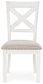 Robbinsdale - Antique White - Dining Upholstered Side Chair (Set of 2)