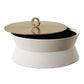 Luxe - White Shagreen Round Box