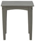 Visola - Gray - Square End Table