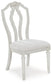 Montelaine - Antique White - Dining Upholstered Side Chair (Set of 2)