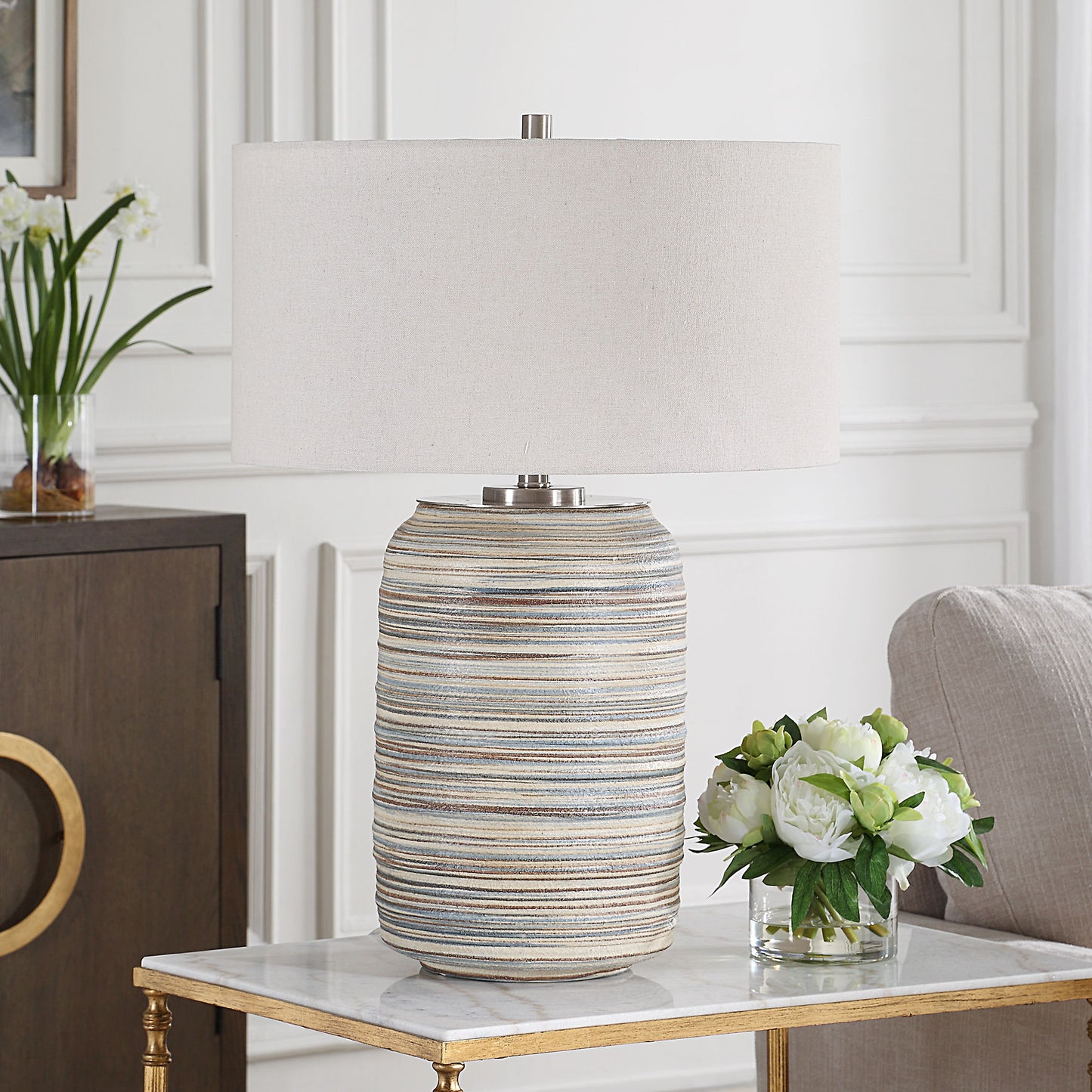 Prospect - Ceramic Large Table Lamp - Gray