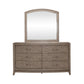 Avalon - Dresser & Mirror - Burnished Beige