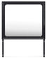 Londer - Black - Bedroom Mirror