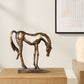 Openly Grazing - Horse Sculpture