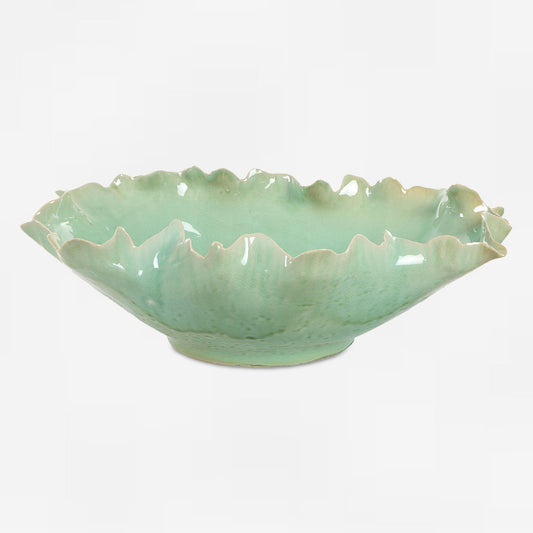 Lila - Glass Bowl - Green