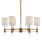 Welkin - 6 Light Modern Chandelier