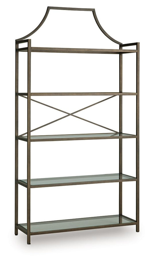 Bernonly - Antique Bronze Finish - Bookcase