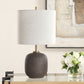 Blacktop - Textured Buffet Lamp - Black