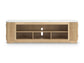 Camdill - Light Brown - XL TV Stand With Fireplace Option