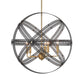 Spherical - 5 Light Pendant - Black