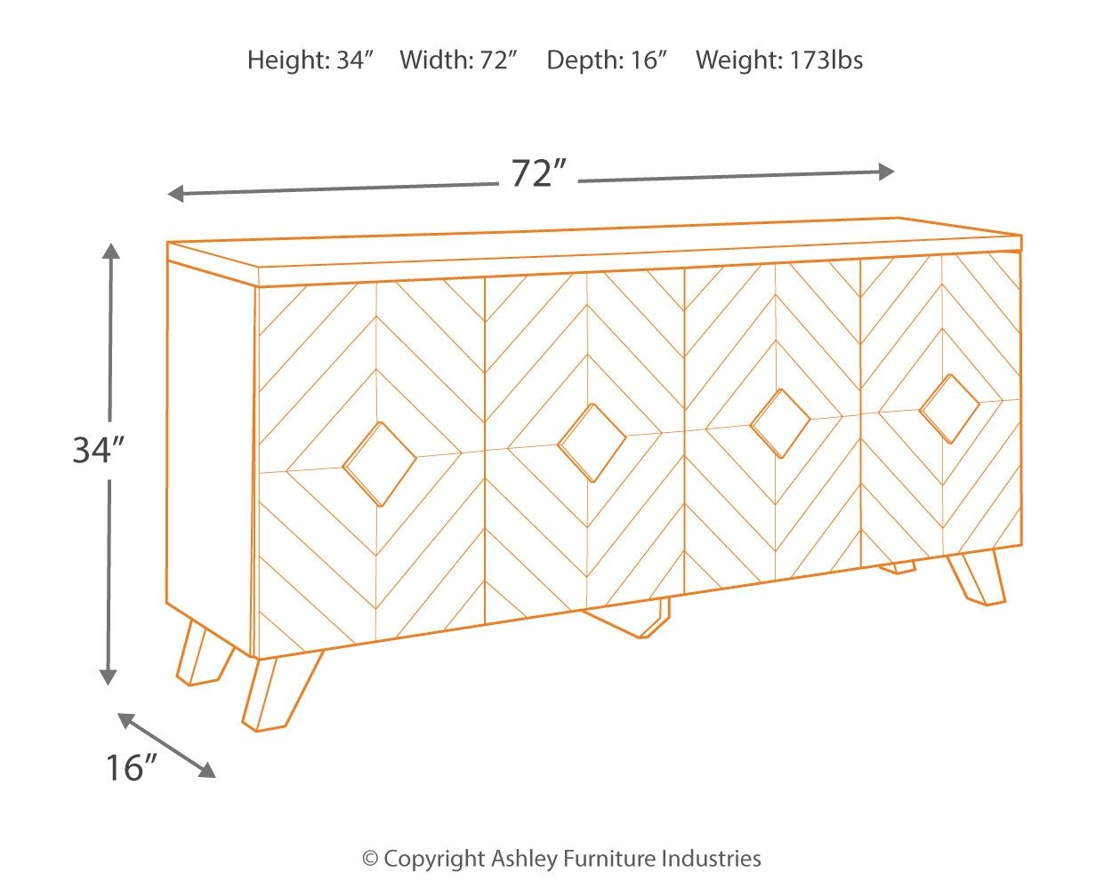 Robin - Brown / Beige - Accent Cabinet