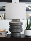 Wahida - Distressed Black - Poly Table Lamp