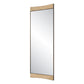 Russo - Oversized Modern Mirror - Light Brown