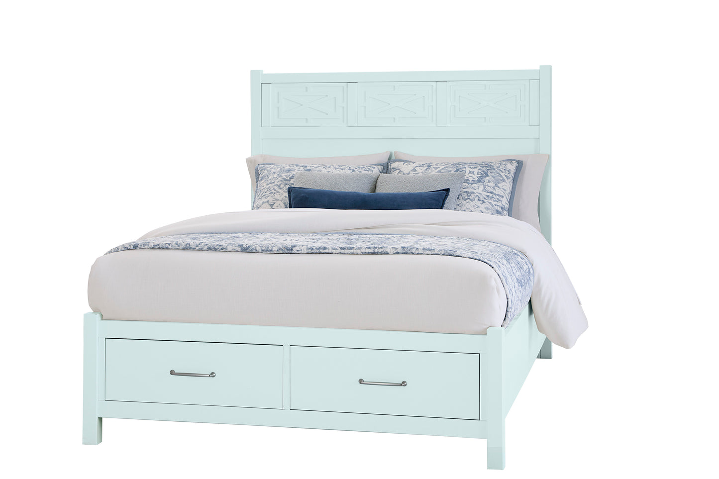 Tide & Timber - Fretwork Panel Storage Bed