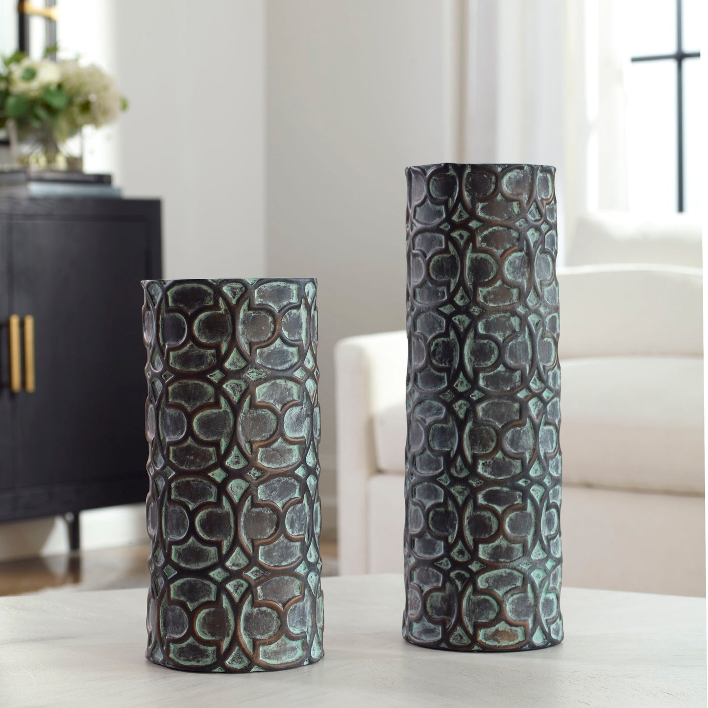 Baltra - Vases (Set of 2) - Bronze Patina