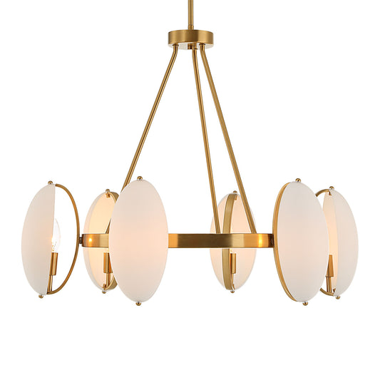 Oviform - 6 Light Round Chandelier