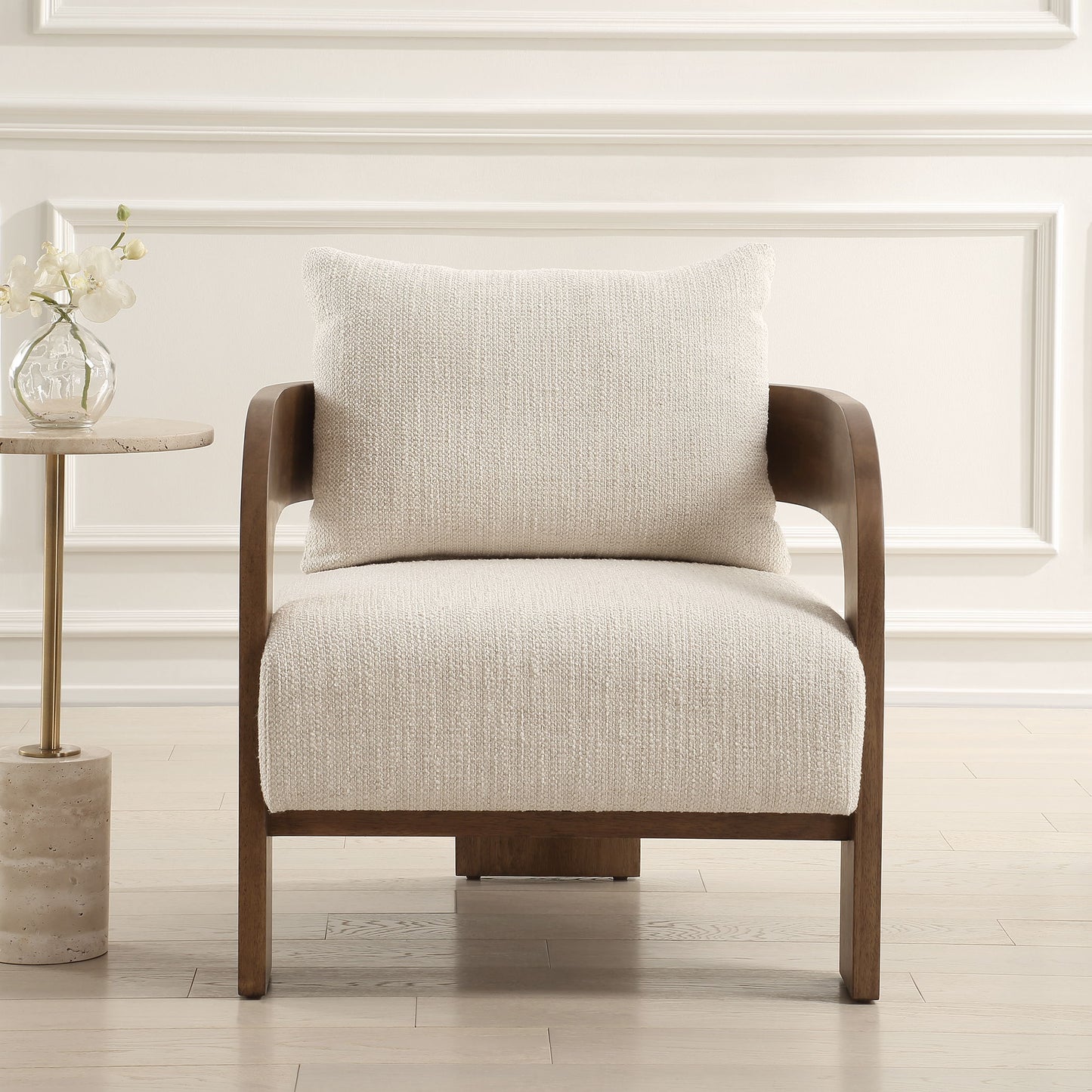 Rowan - Accent Chair - Ivory