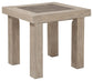 Hennington - Light Brown - Rectangular End Table