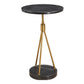 Rosston - Marble Accent Table - Black