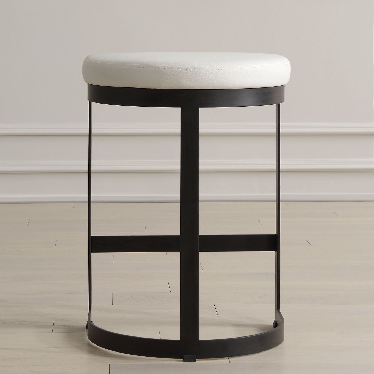 Ivanna - White Counter Stool