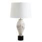 Magdaline - Rustic Table Lamp - White