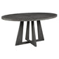 Pulsar - Round Gray Walnut Dining Table