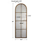 Amiel - Arched Brown Mirror