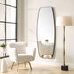 Caspian - Curved Black Dressing Mirror