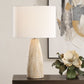 Maury - Travertine Table Lamp - Beige